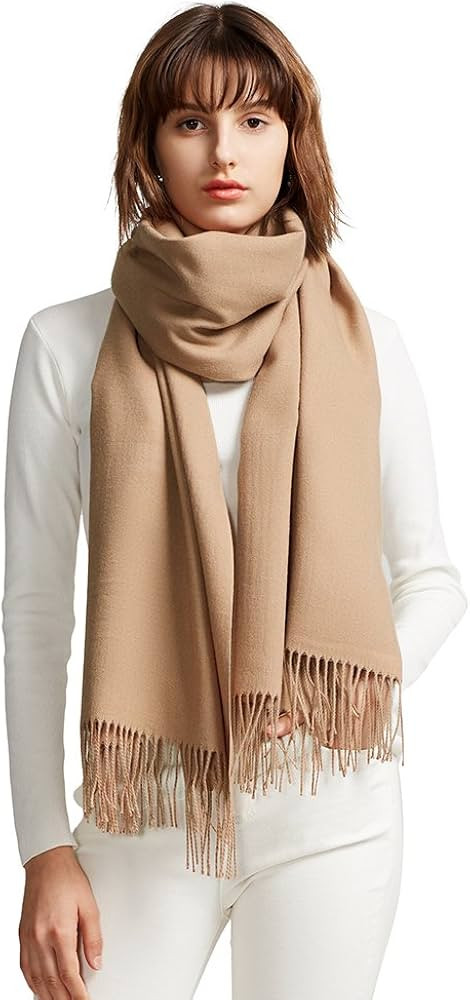 maamgic Womens Large Soft Cashmere Feel Pashmina Shawls Wraps Ladies Light Scarf | Amazon (US)