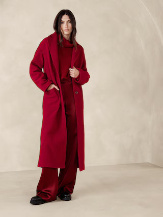 Martina Wool Bouclé Coat | Banana Republic (US)