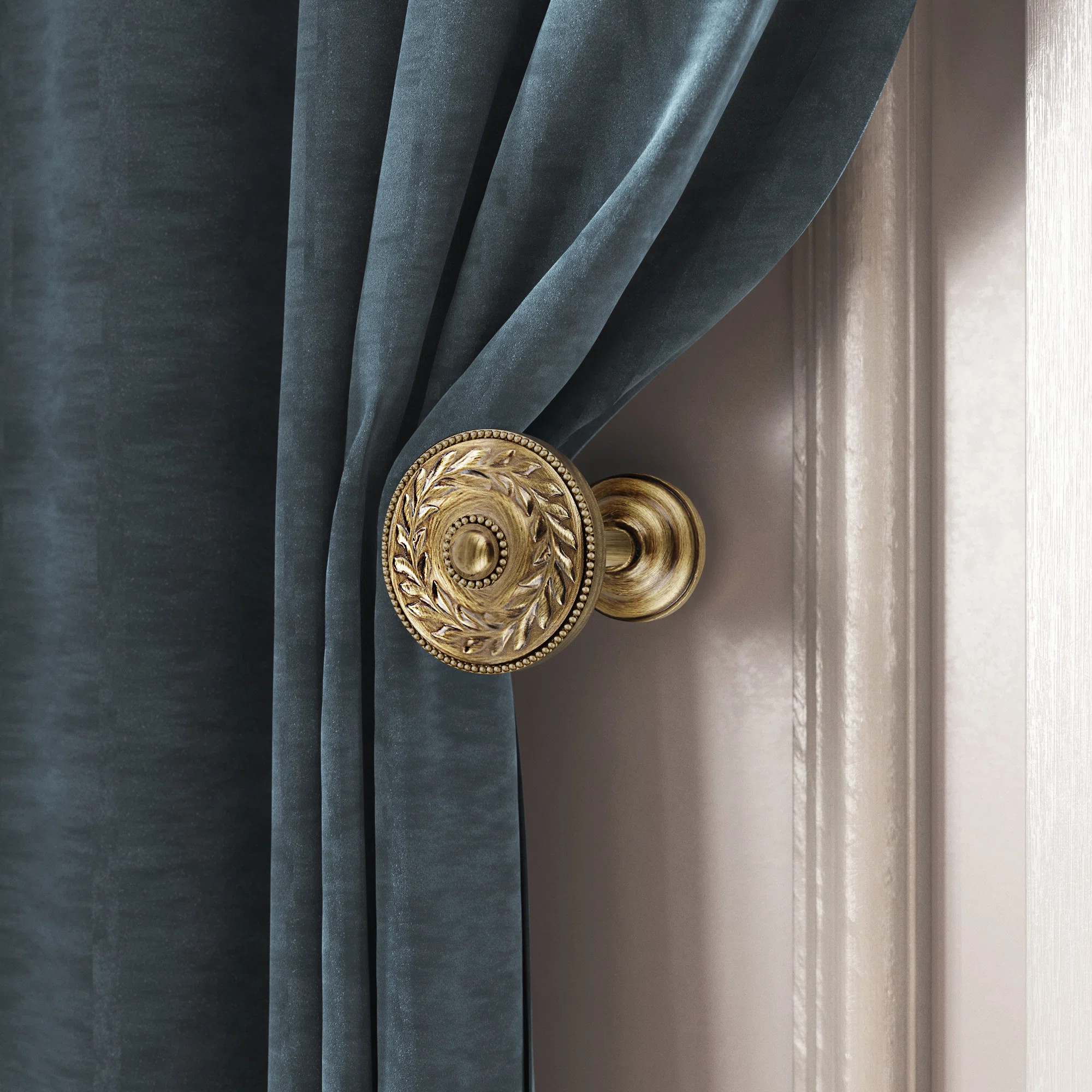 Kelly Clarkson Home Morton Medallion Drapery Curtain Holdback & Reviews | Wayfair | Wayfair North America