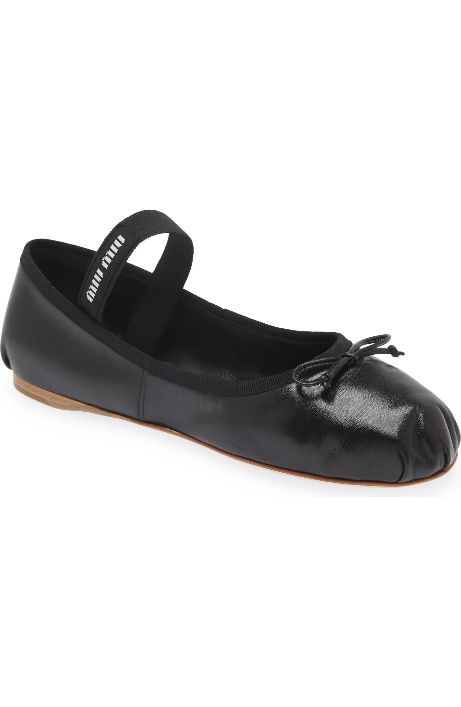 Lea Logo Ballerina Flat (Women) | Nordstrom