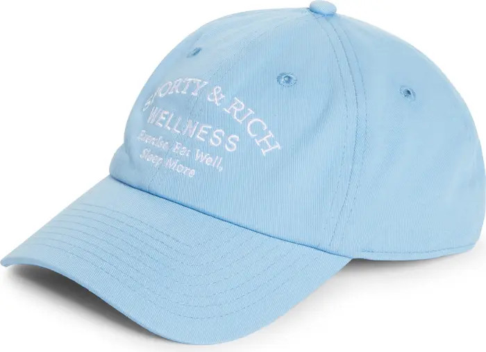 Sporty & Rich Wellness Club Embroidered Baseball Cap | Nordstrom | Nordstrom
