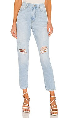 Dr. Denim Nora Jean in Superlight Blue Ripped from Revolve.com | Revolve Clothing (Global)