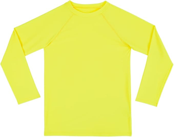 ESTAMICO Boys' UPF 50+ Long-Sleeve Rashguard Athletic Swim Shirt | Amazon (US)