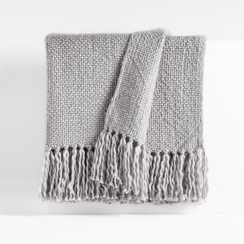 Styles 70"x55" Alloy Throw Blanket + Reviews | Crate & Barrel | Crate & Barrel
