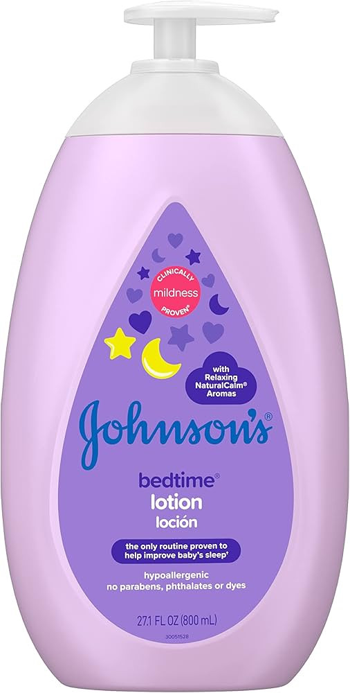 Johnson's Moisturizing Bedtime Baby Lotion with Coconut Oil & NaturalCalm Aromas to Help Relax Ba... | Amazon (US)