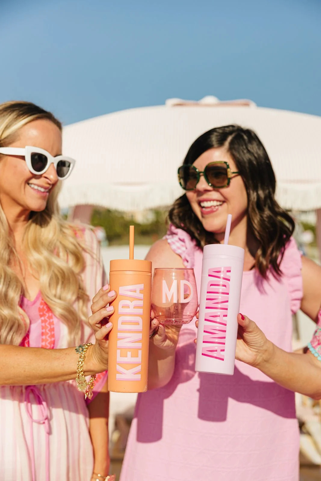16 oz Matte Tumbler | Sprinkled With Pink