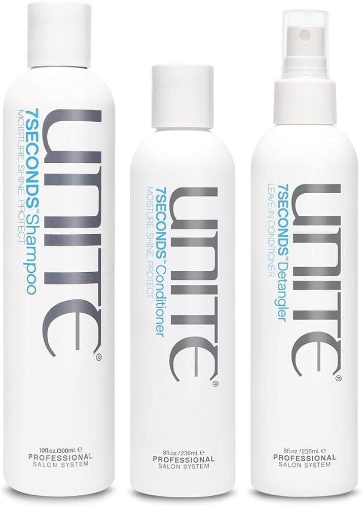 UNITE Hair \u2013 7SECONDS Shampoo, Conditioner & Detangler \u2013 Hydrates, Strengthens & Protec... | Amazon (US)