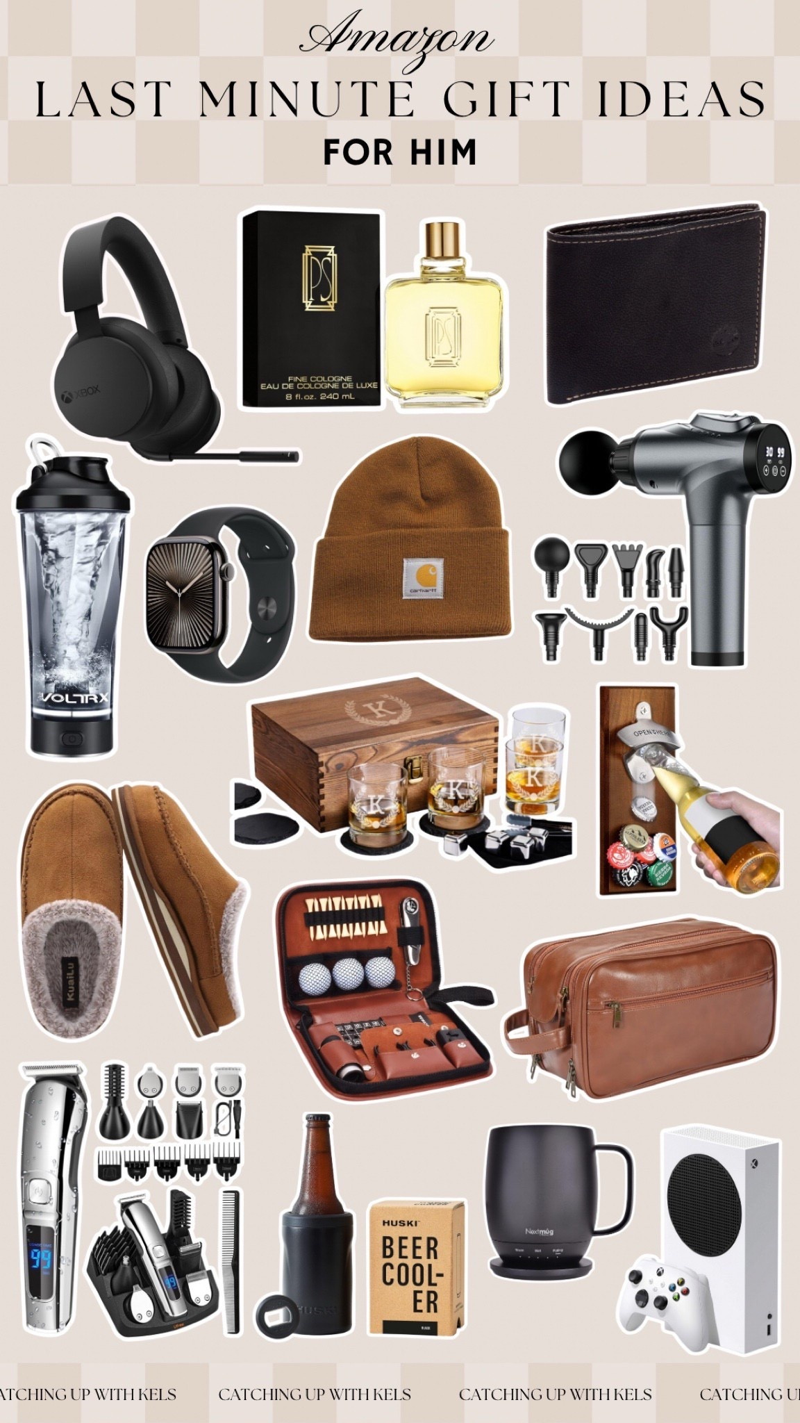 Need a thoughtful gift for the men in your life? These Amazon finds are practical, fun, and totally guy-approved. Whether he’s a gamer, a DIY enthusiast, or just loves a cozy night in, there’s something for everyone.

✨ Top Picks:

A massage gun for post-workout recovery 💪
The classic PS cologne for timeless style 👔
Personalized whiskey glasses for the bourbon lover 🥃
A portable grooming kit for on-the-go adventures ✂️
Grab these gifts before they sell out!

Comment SHOP below to receive a DM with the link to this post on my LTK ⬇ https://liketk.it/50oPs #ltkmens #ltkgiftguide #ltkholiday