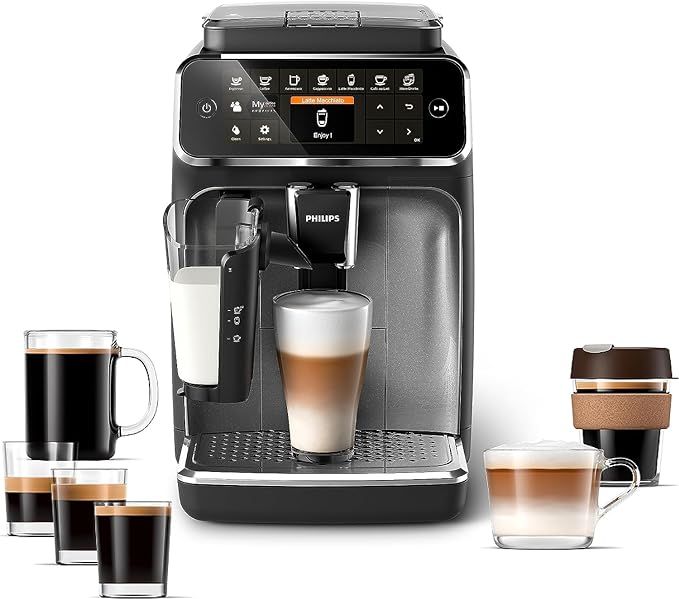 PHILIPS 4300 Series Fully Automatic Espresso Machine - LatteGo Milk Frother, 8 Coffee Varieties, ... | Amazon (US)