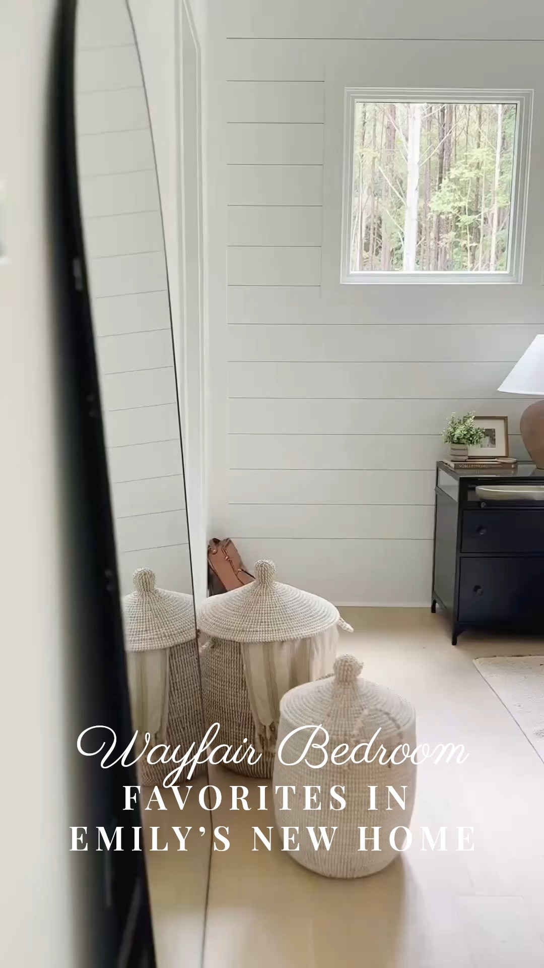 Wayfair Bedroom favorites on Emily’s new home! Sharing my favorite @Wayfair finds that helped elevate our bedroom without breaking the bank 💫 From cozy textures to timeless pieces, everything is so affordable yet feels incredibly high-end. My nightstands, texture, table, lamps, layered rugs, arch floor mirror, velvet blackout curtains are all from Wayfair! The conversations side chairs, table and blanket ladder are all from Wayfair as well 🏡
#Wayfair #wayfairpartner #BedroomDecor #AffordableLuxury #InteriorDesign #ModernClassicStyle #WayfairFinds 

#LTKSaleAlert #LTKStyleTip #LTKHome