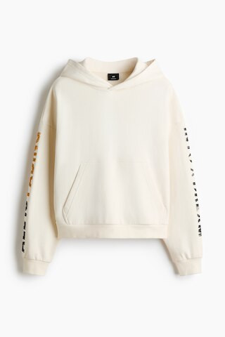 H & M - Oversized-Fit Printed Hoodie - White | H&M (US + CA)