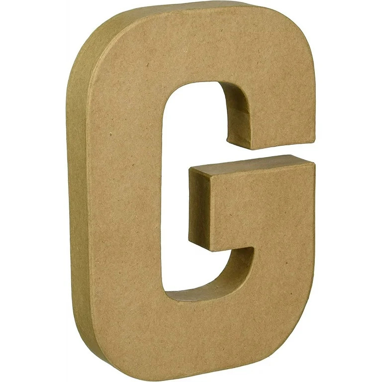 Darice Paper-Mache Letter 8"X5.5", G | Walmart (US)