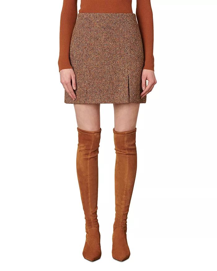 Mimi Herringbone Mini Skirt | Bloomingdale's (US)