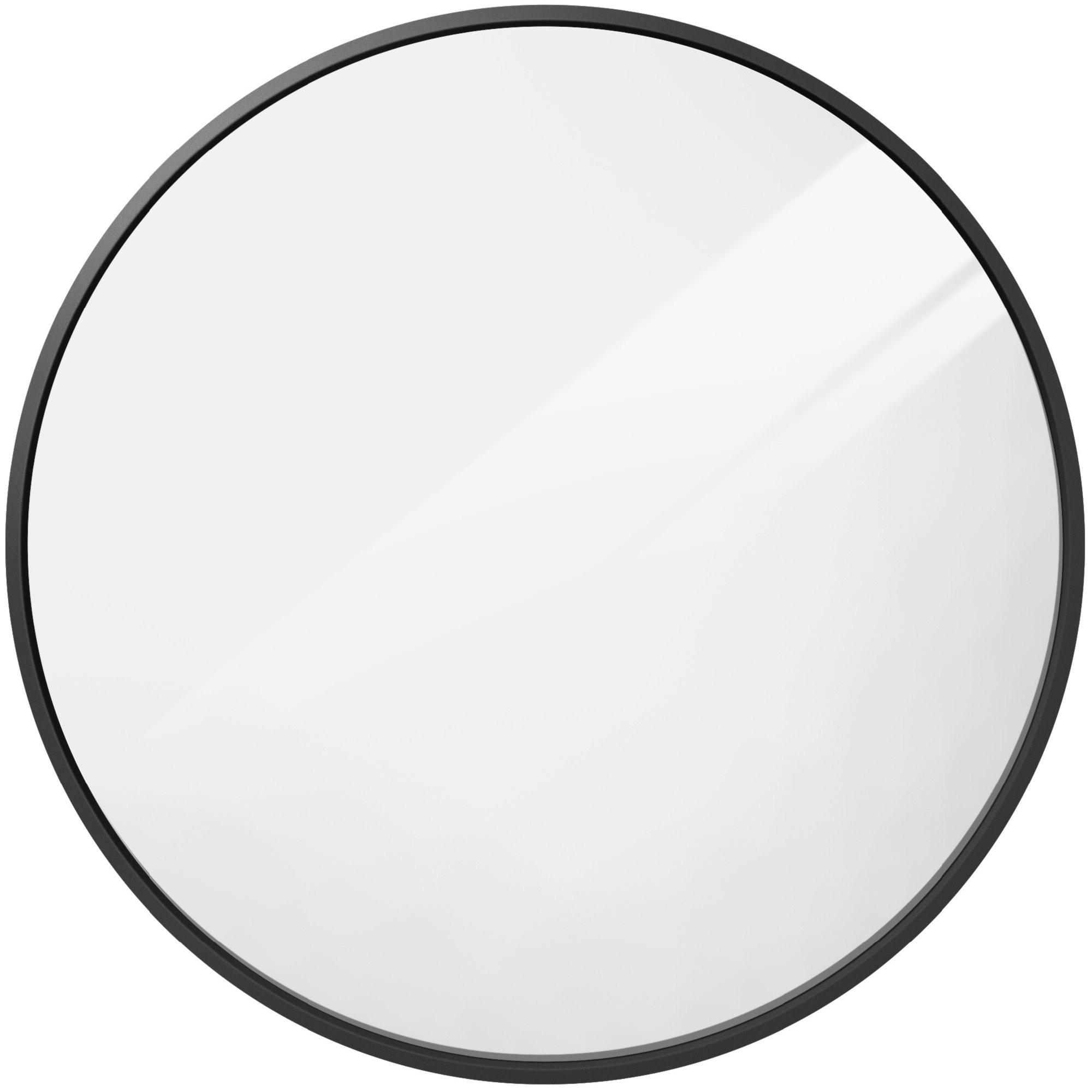 Best Choice Products 36in Framed Round Bathroom Vanity Wall Mirror w/ Anti-Blast Film - Matte Bla... | Walmart (US)