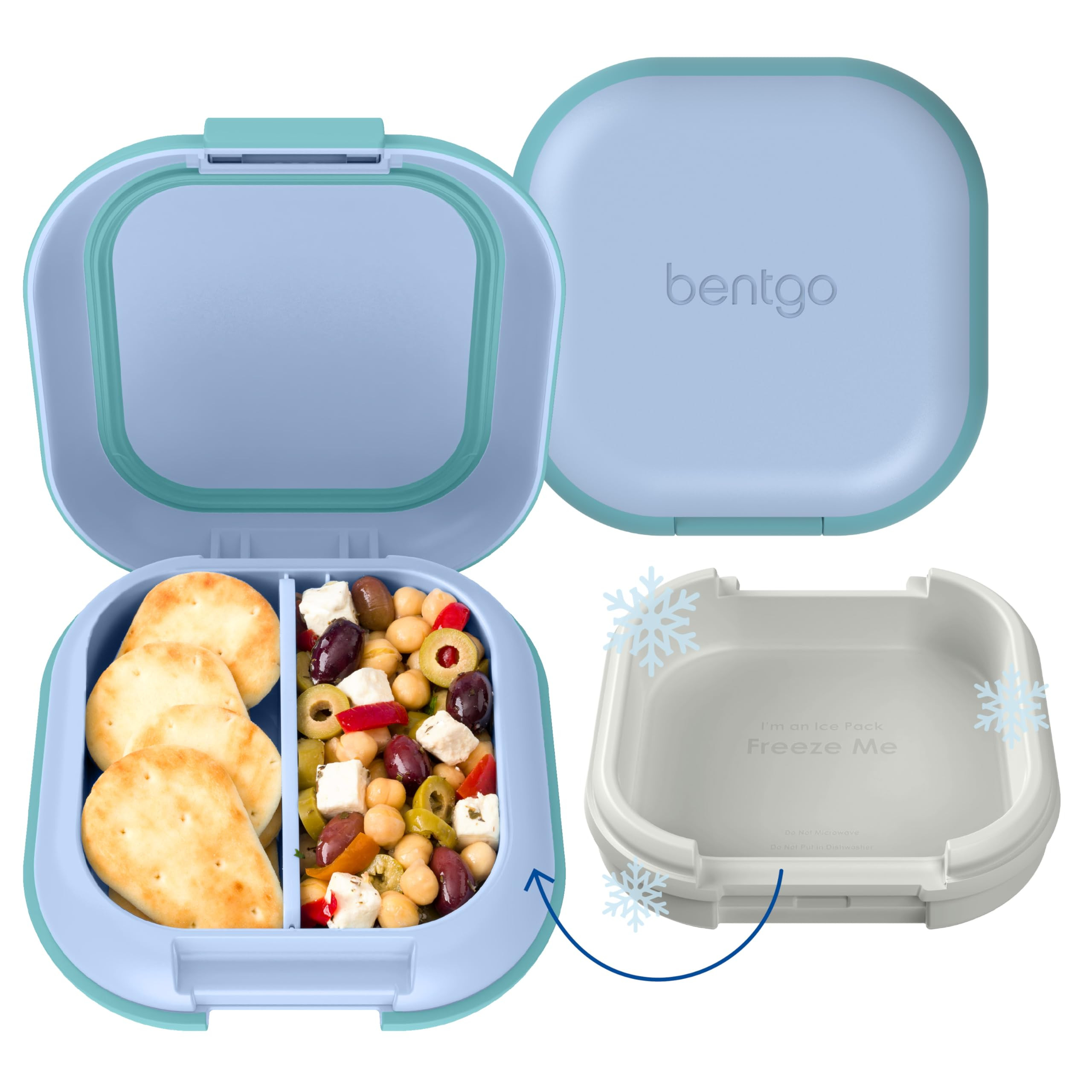 Bentgo Chill Mini Leak-Proof Lunch Box – Built-In Ice Pack Keeps Food Cold, 2.7-Cup Capacity fo... | Amazon (US)