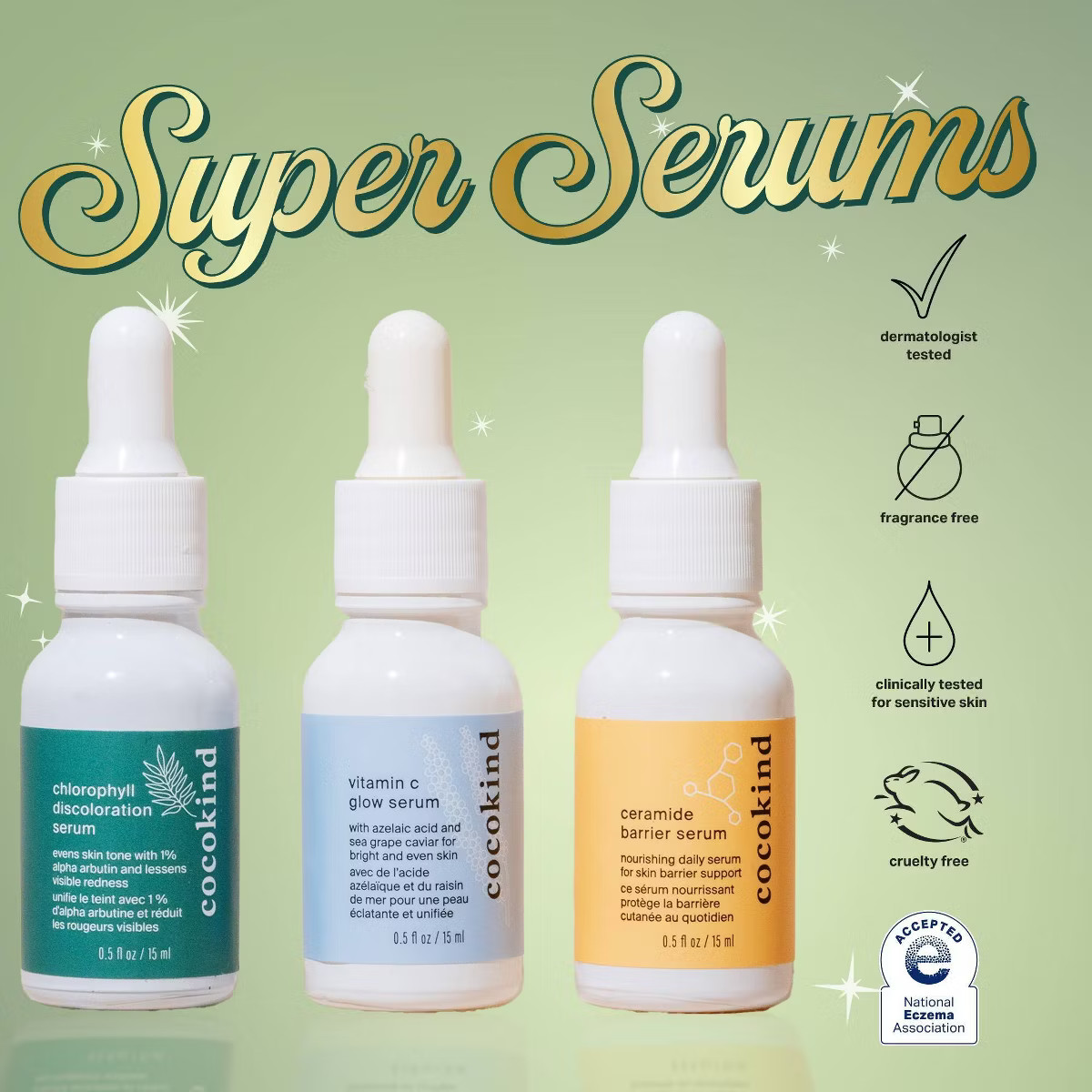 cocokind Super Serum Trio Gift Set - 3ct | Target