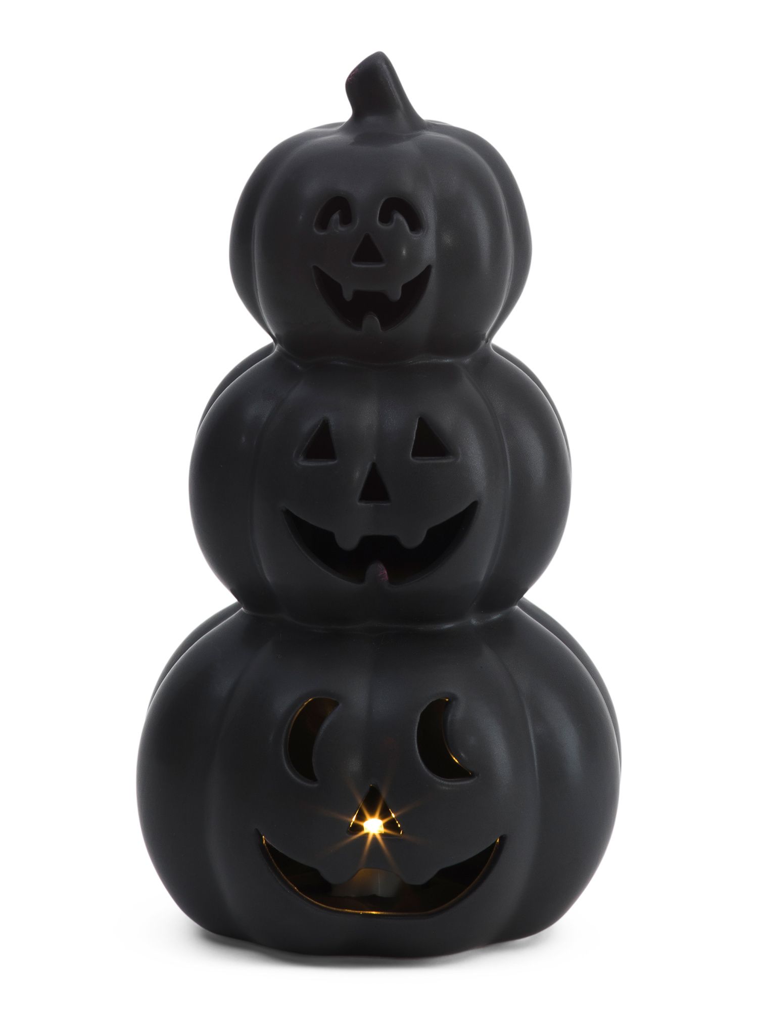 8.75in Led Stacked Jack O Lantern | TJ Maxx