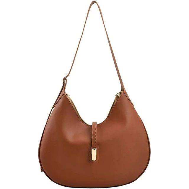 PIKADINGNIS Women Girls Fashion Vegan Leather Tote Hobo Handbag Vintage Shoulder Bag Dumpling Bag | Walmart (US)
