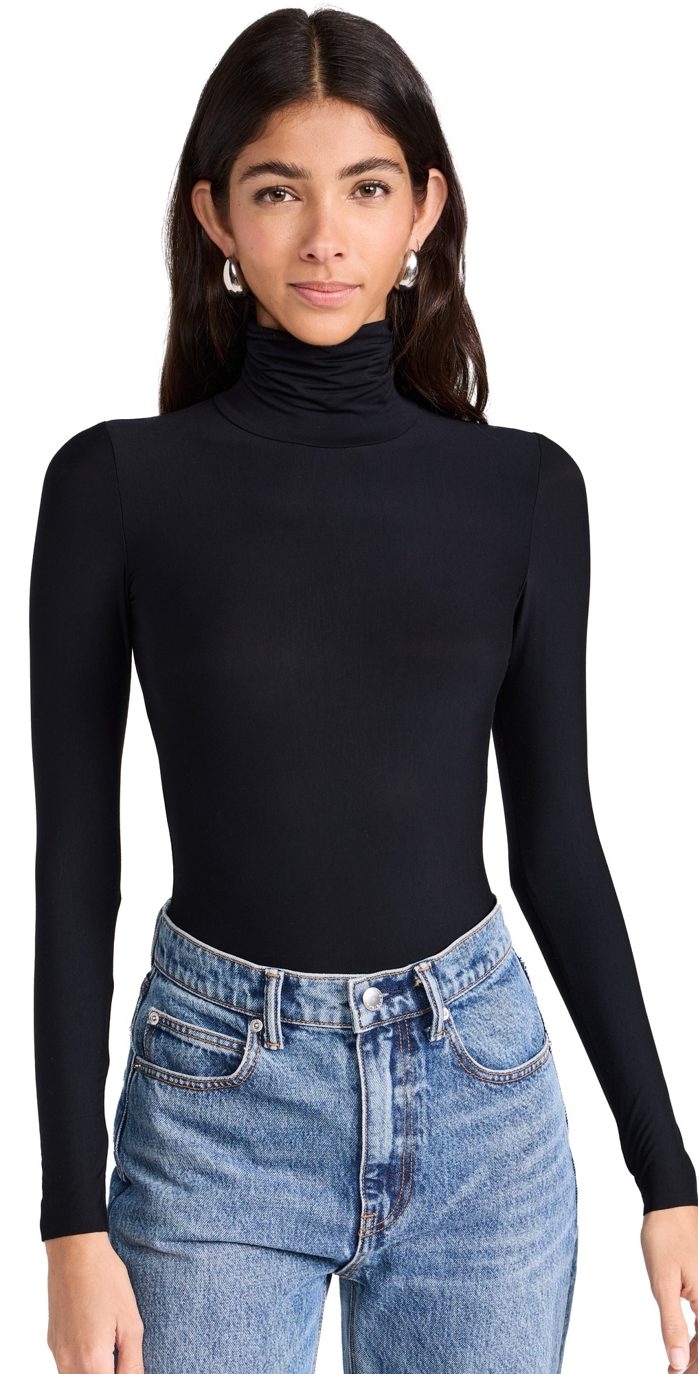 Commando Butter Turtleneck Bodysuit Black M | Shopbop
