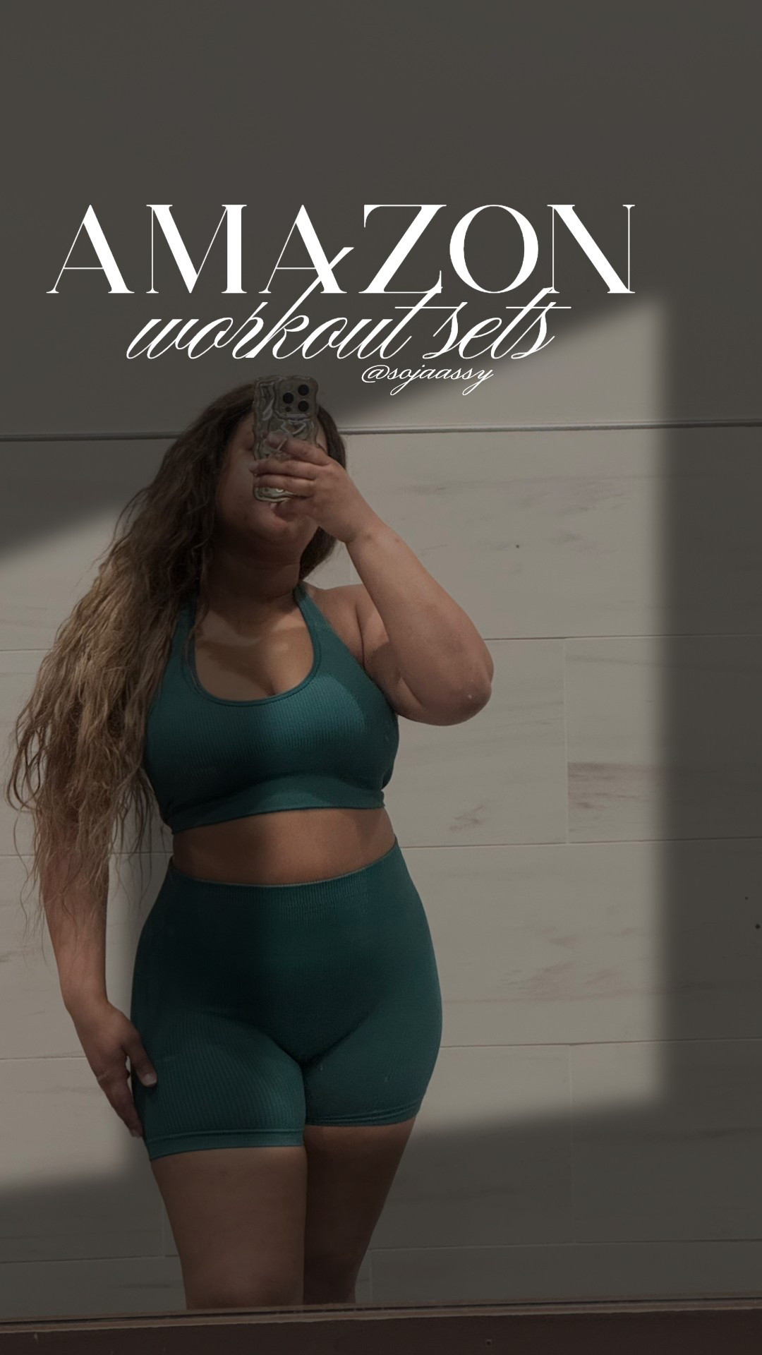 Amazon finds. #yogaset #workoutset #thatgirl #gym #matchingset