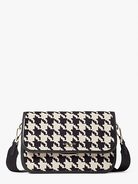 buddie houndstooth medium shoulder bag | Kate Spade (US)