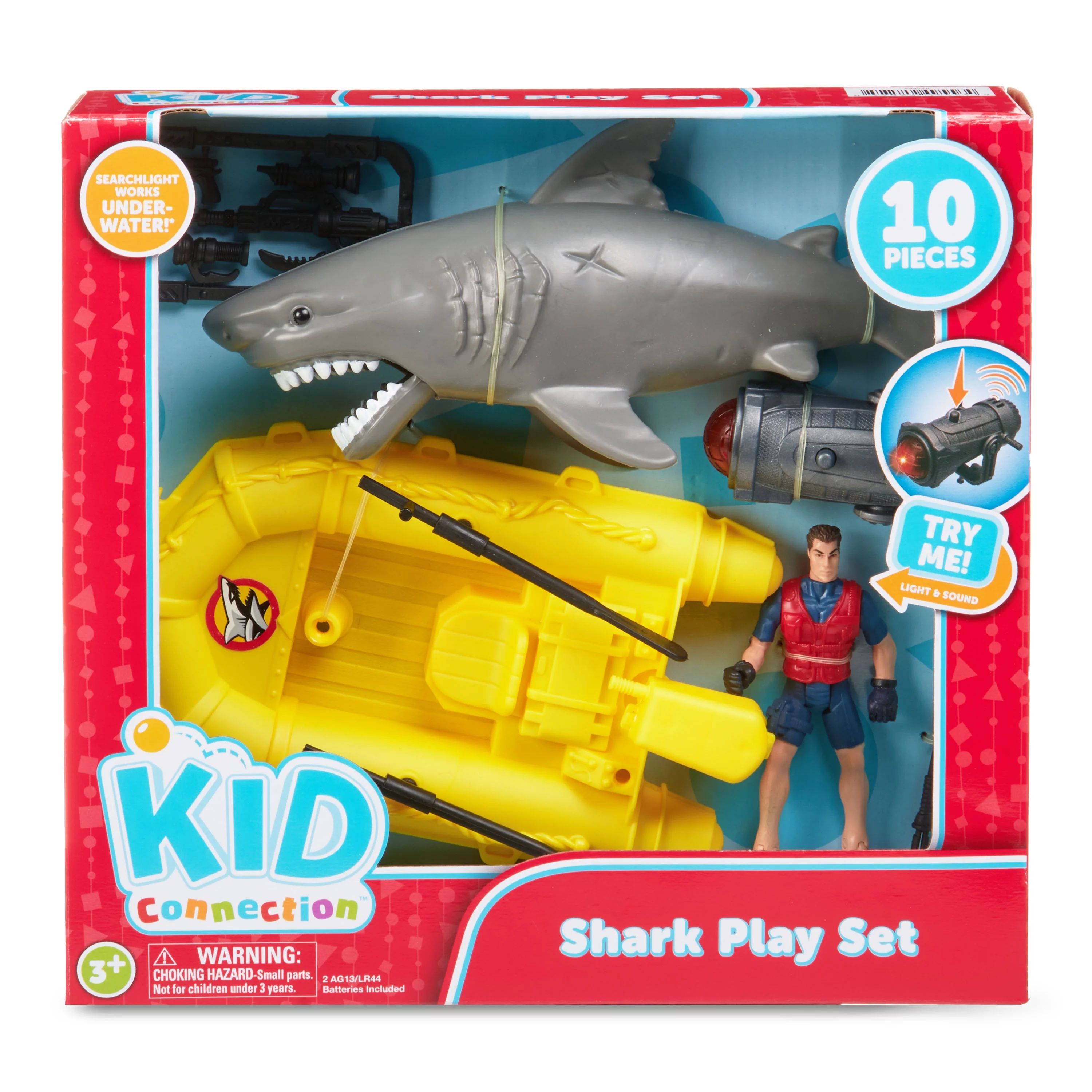 Kid Connection Scuba Diver and Shark Playset, 10 Pieces - Walmart.com | Walmart (US)