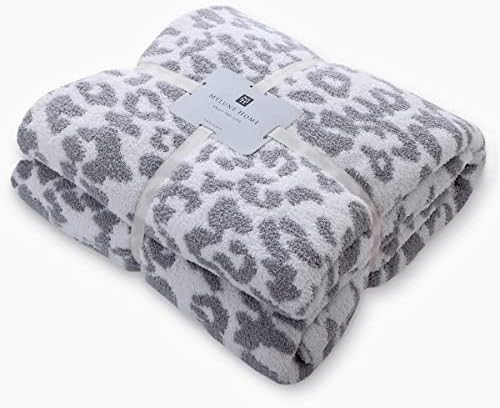 MH MYLUNE HOME Ultra Soft Leopard Throw Blanket (50x60 inches) Microfiber Blanket Plush Warm Reve... | Amazon (US)