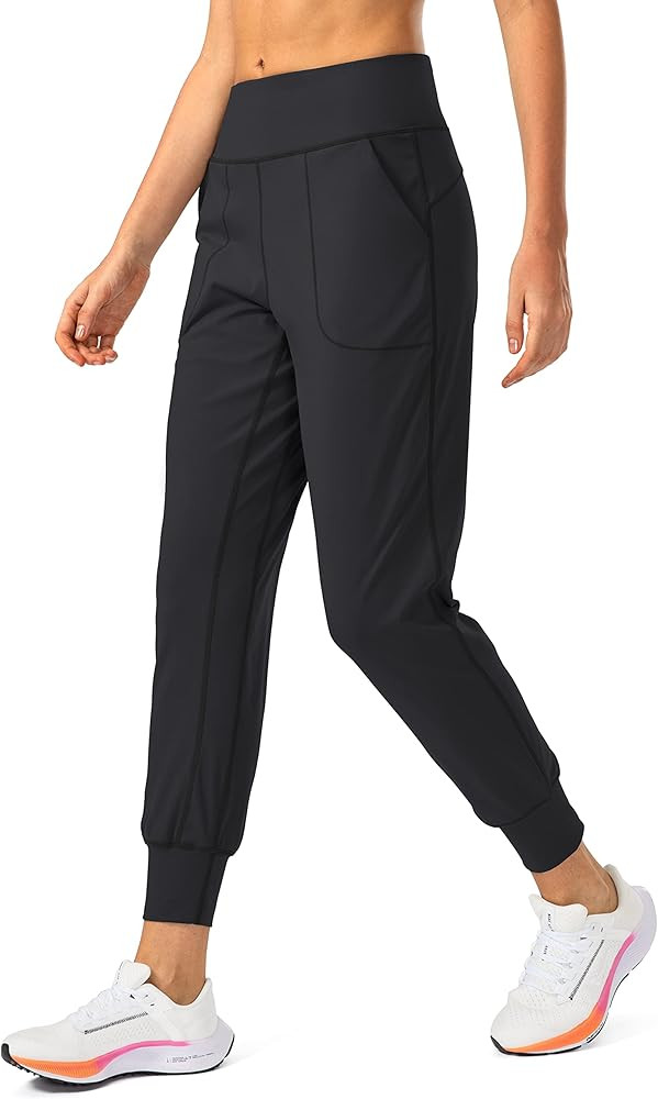 Soothfeel Women's Joggers with Zipper Pockets Petite/Regular/Tall High Waisted Athletic Workout Y... | Amazon (US)