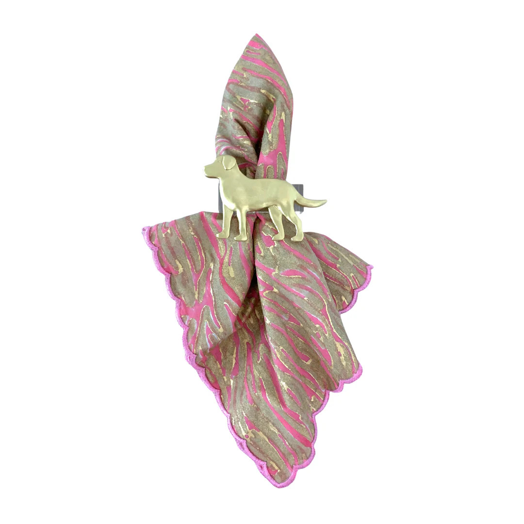 Zebra Stripes Dinner Napkins | Southern Tribute