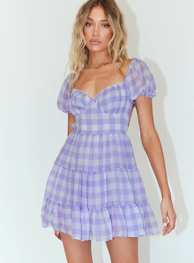Danny Mini Dress Lilac | Princess Polly US