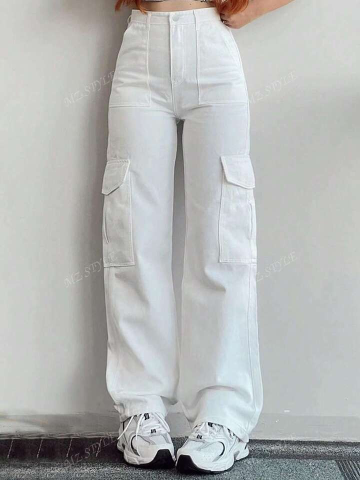 Y2K Women's Streetwear Style Cargo Pants | SHEIN