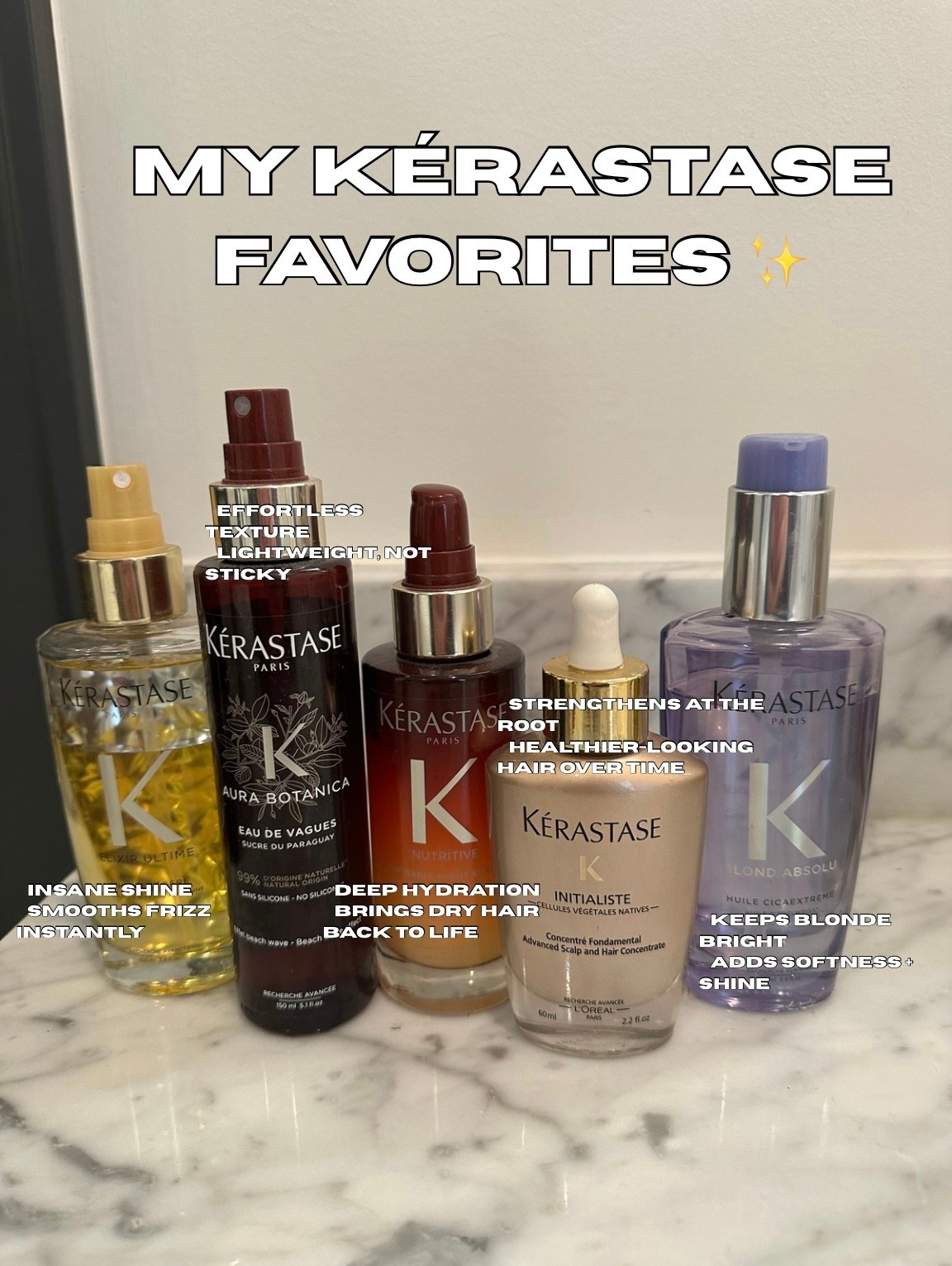 Rotating through my Kérastase favorites lately and my hair has never looked better 🤍

I don’t stick to just one thing—I mix these in with other products depending on what my hair needs, and this lineup covers everything… hydration, strength, shine, and scalp care.

If you’re trying to level up your hair routine (especially if you color or heat style), these are worth the investment. They’re that good.

Linked all my favorites for you ✨



#LTKBeauty #Kerastase #LuxuryHaircare #HairRoutine #HealthyHair #BeautyOver40

#LTKBeauty #LTKSaleAlert #LTKselfcare