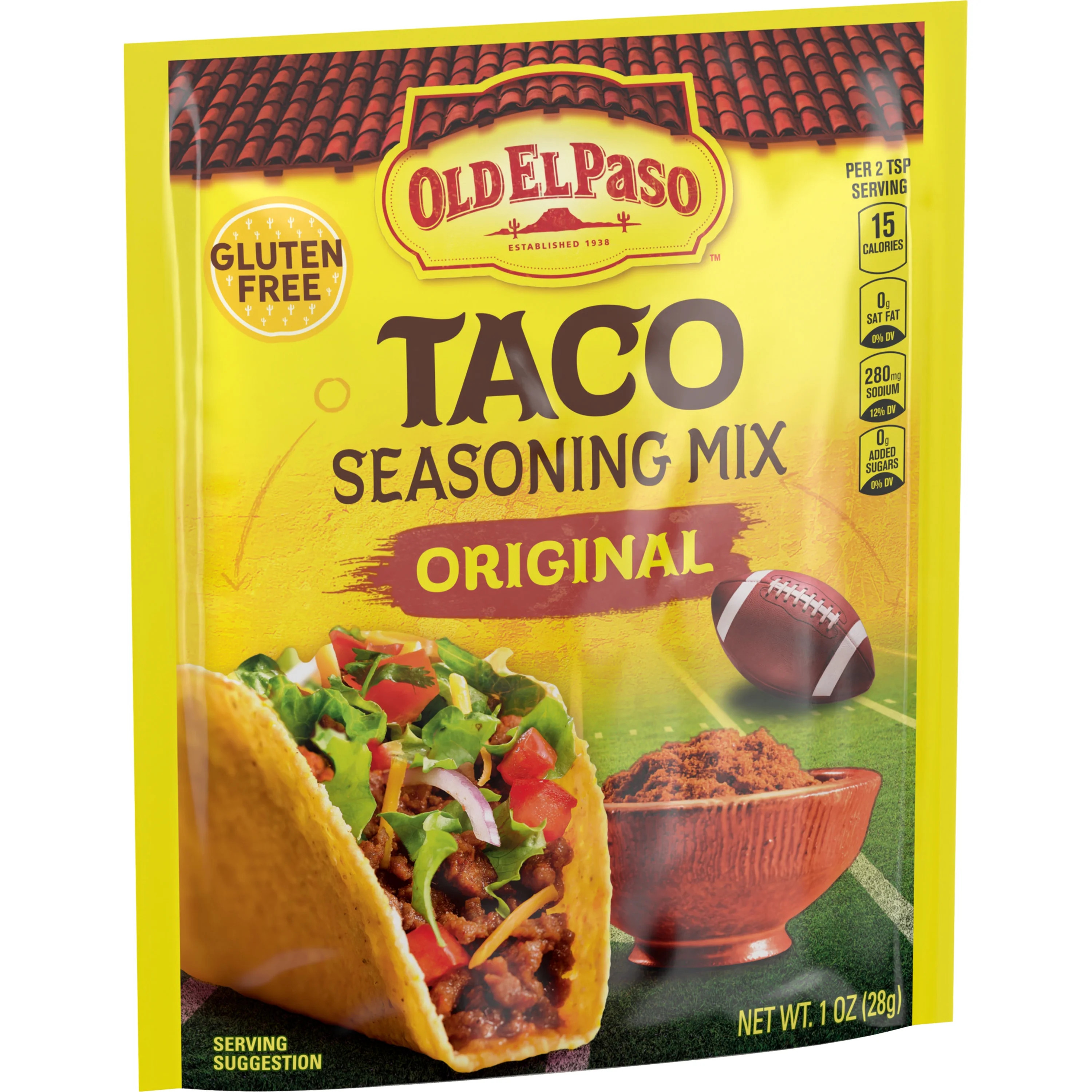Old El Paso Taco Seasoning Mix, Original Flavor, 1 oz. - Walmart.com | Walmart (US)