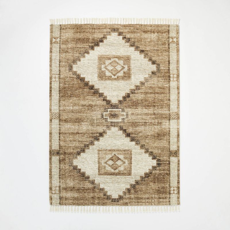 Double Medallion Persian Style Rug Tan - Threshold™ designed with Studio McGee | Target