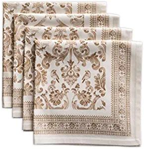 Maison d' Hermine Napkin 100% Cotton 20 Inch x 20 Inch Set of 4 Dinner Napkins, Decorative Washab... | Amazon (US)