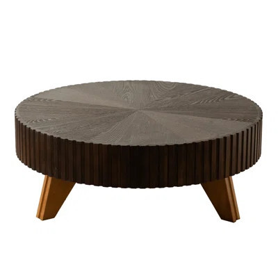 35.4" Coffee Table. Solid Wood Legs & Surface. Retro Style For Home. Versatile Function. Offered 35.4", Built With Fine . For Office Decor. Protected | Wayfair North America