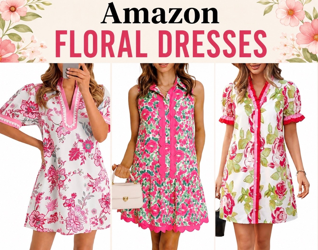 AMAZON FLORAL DRESSES

#LTKdayinmylife #LTKgrwm #LTKootd