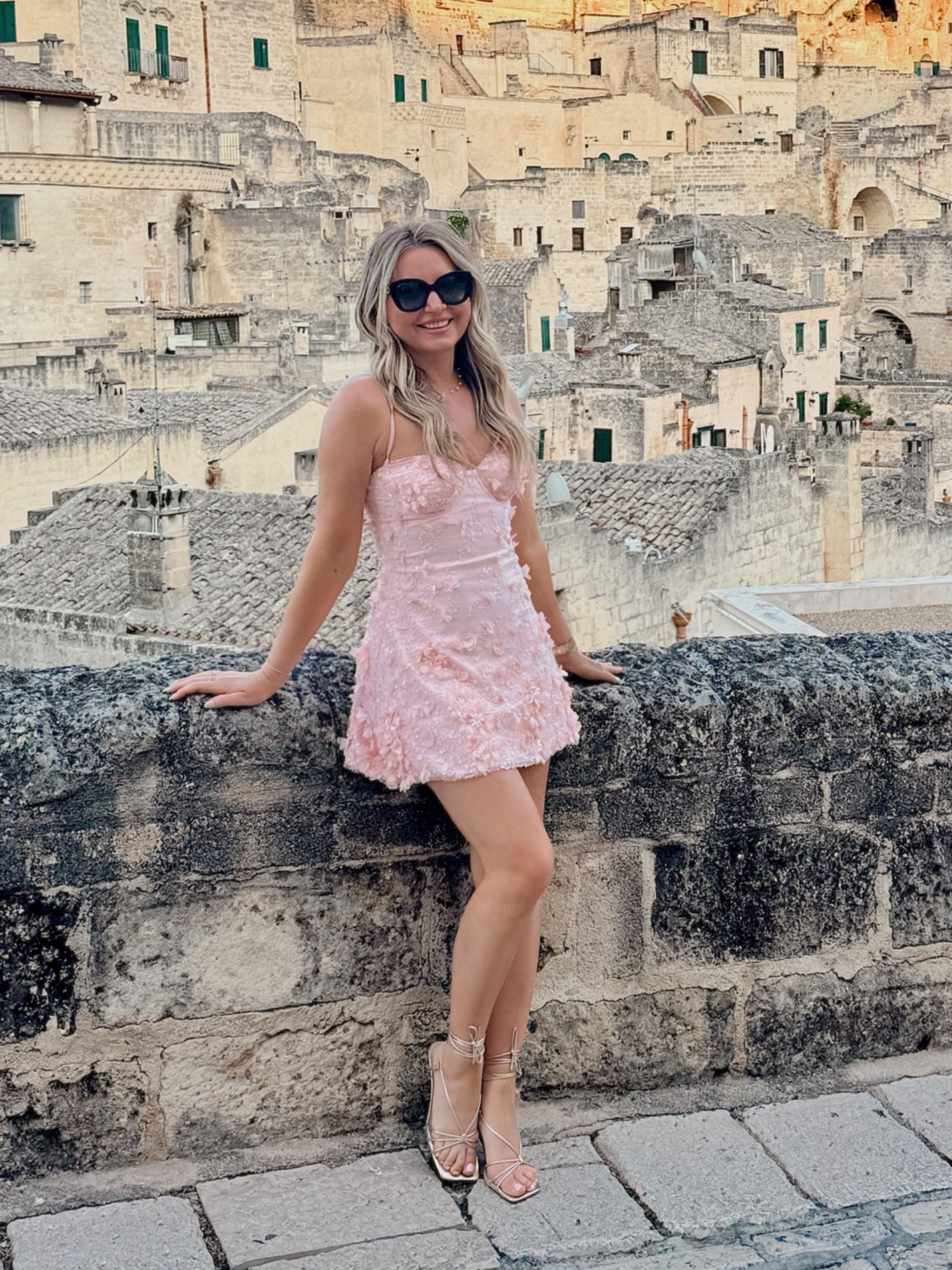 The most stunning dress in Matera 💞 @ohpolly 
Runs small. Size up one.

#summer #eurosummer #dress #pink #ohpolly #ad

#LTKootd #LTKdayinmylife #LTKTravel