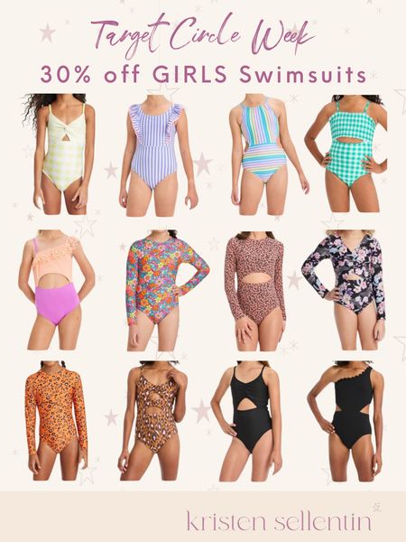 Target Circle Week: Girls Swimsuits 30% off

#targetcircleweek #GIRLS #swimsuits #target #swim #summer2024 #sale

#LTKsalealert #LTKxTarget #LTKkids