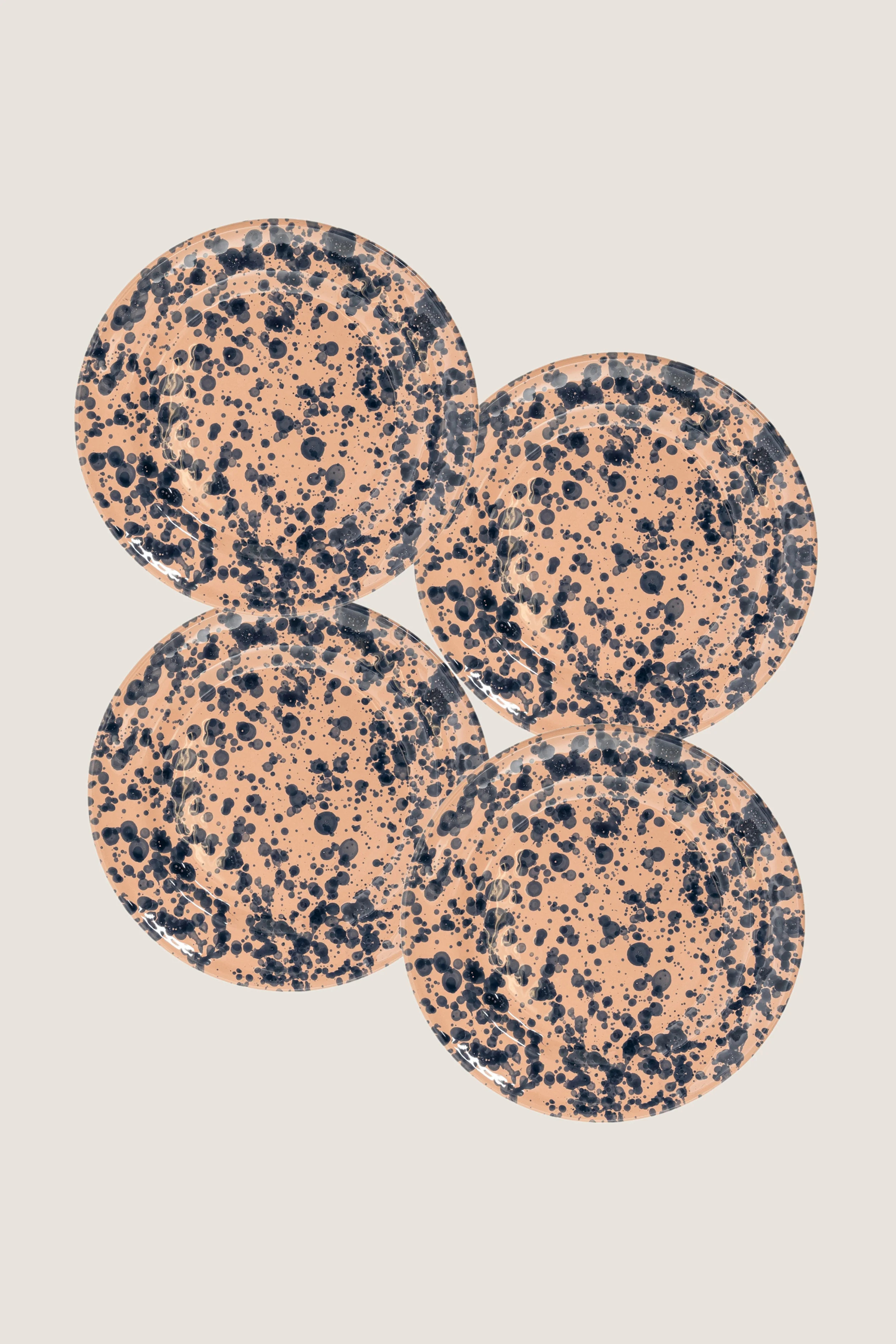 Pink and Blue Splatter Dinner Plate (Set of 4) | Tuckernuck (US)