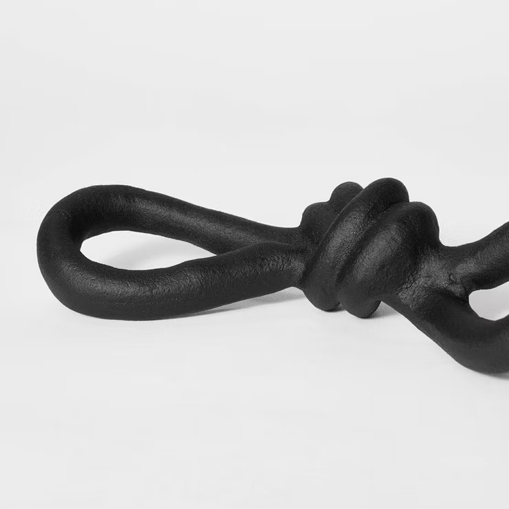 Recycle Aluminum Decor Knot Black - Threshold™ designed with Studio McGee | Target