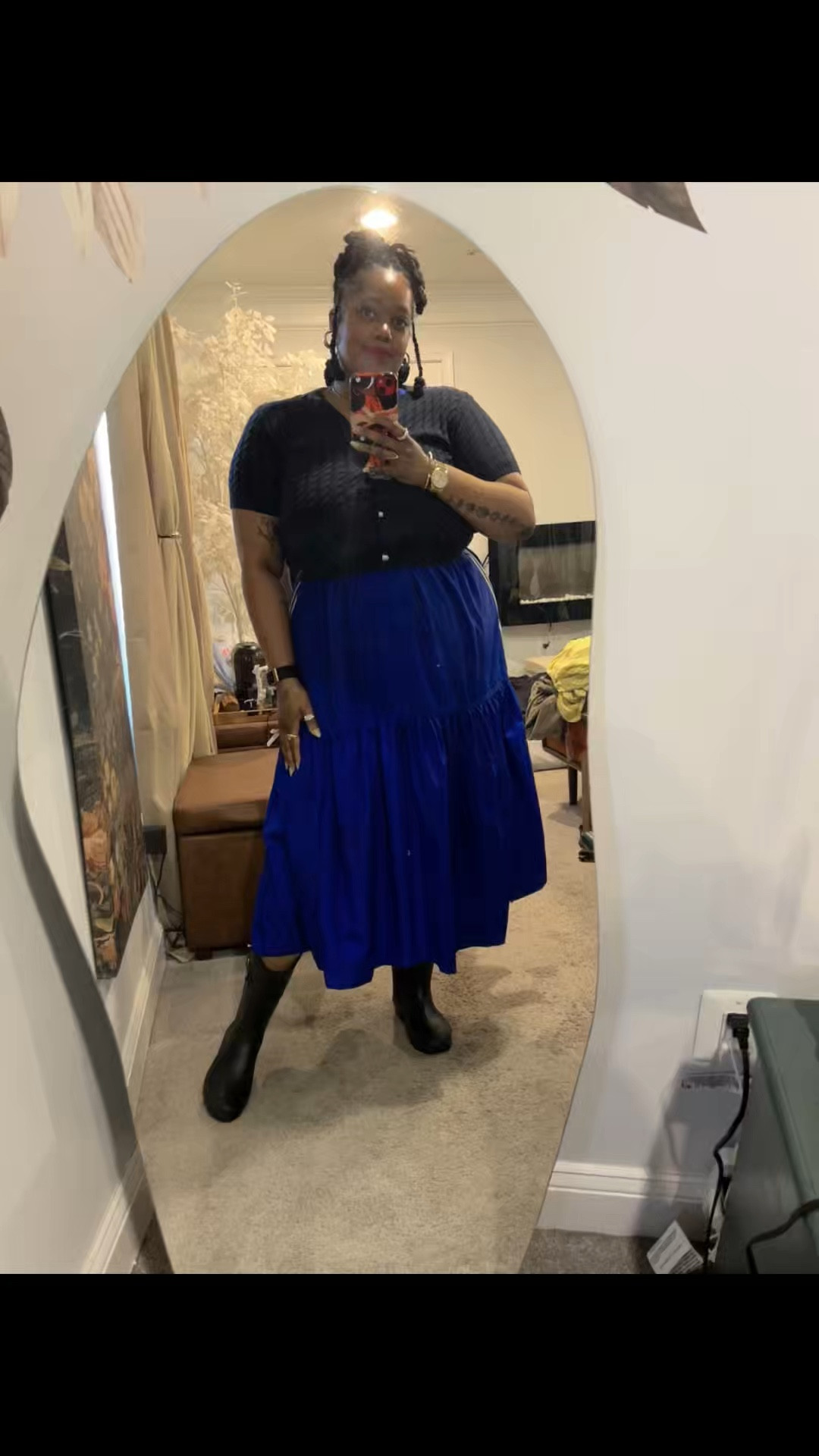 Decided to turn this electric blue dress that I love from Anthropologie, but is fitting a little to big now, into a cardigan + skirt combo - love how it turned out 💙

Spring is HERE 🌷🌼🌿🌸

#LTKOver40 #LTKootd #LTKgrwm