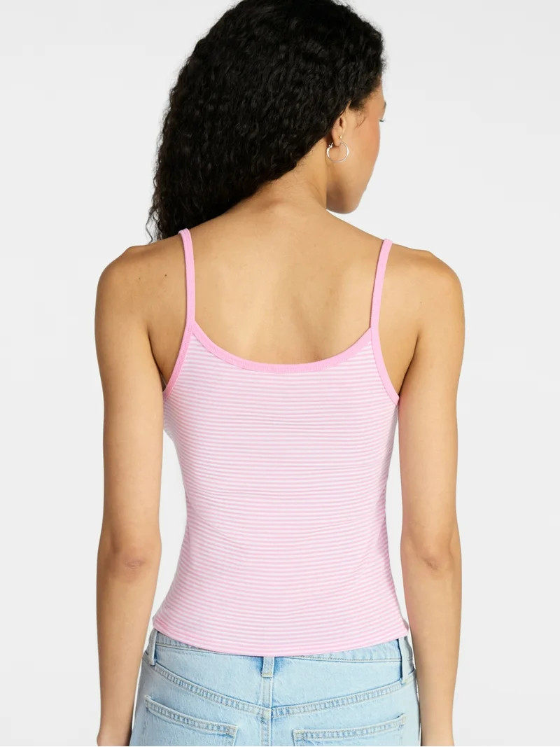 No Boundaries Scoop Cami, Women's XXS-XXL | Walmart (US)