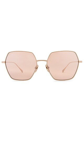 Harlowe Sunglasses in Gold & Honey Crystal Flash | Revolve Clothing (Global)