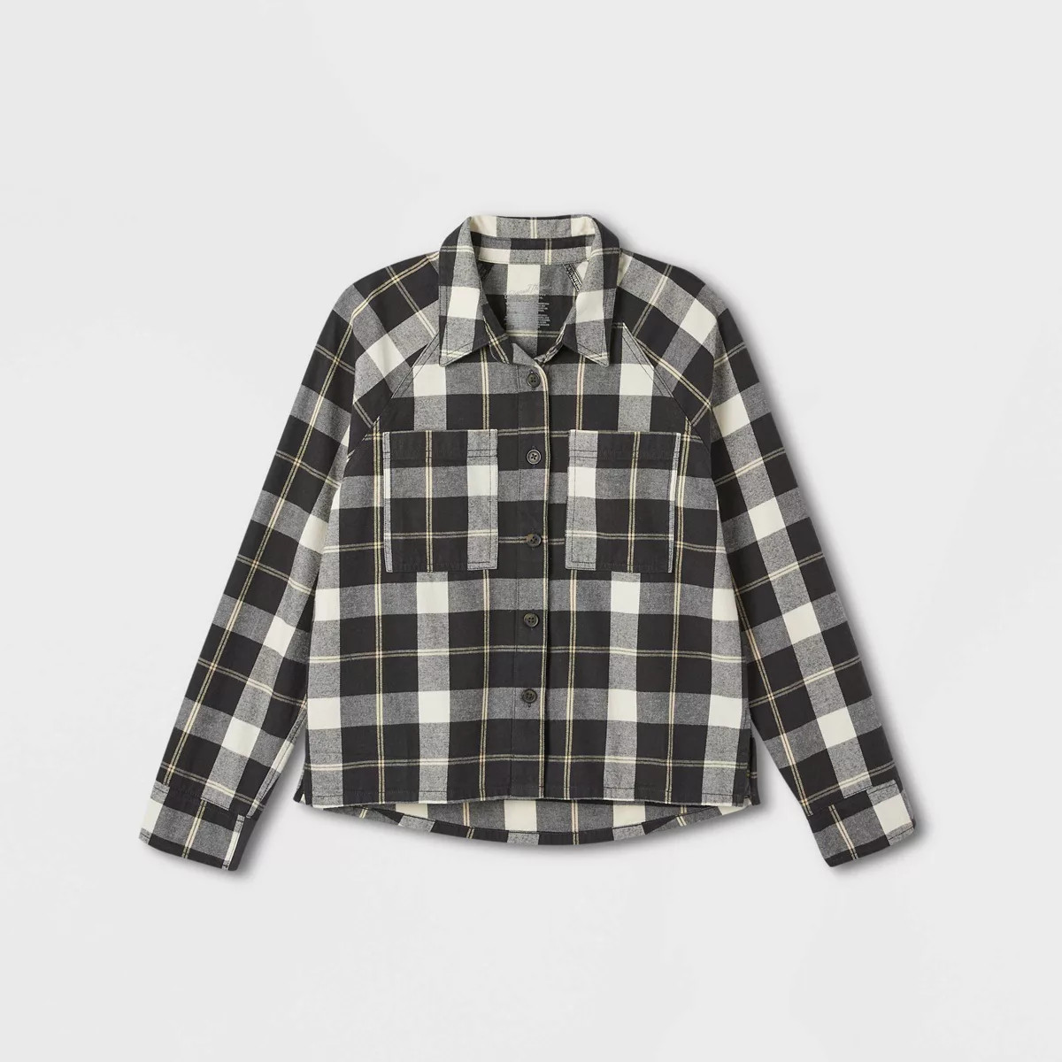 Women's Long Sleeve Adaptive Flannel Faux Button-Down Hook and Loop Shirt - Universal Thread™ | Target