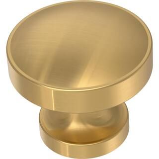 Liberty Phoebe 1-1/3 in. (34 mm) Modern Gold Round Cabinet Knob P33745C-117-C - The Home Depot | The Home Depot