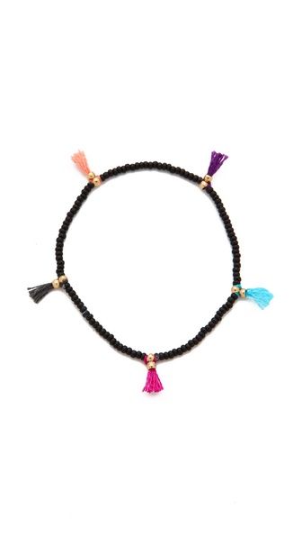 Shashi Lilu Seed Bracelet - Black | Shopbop