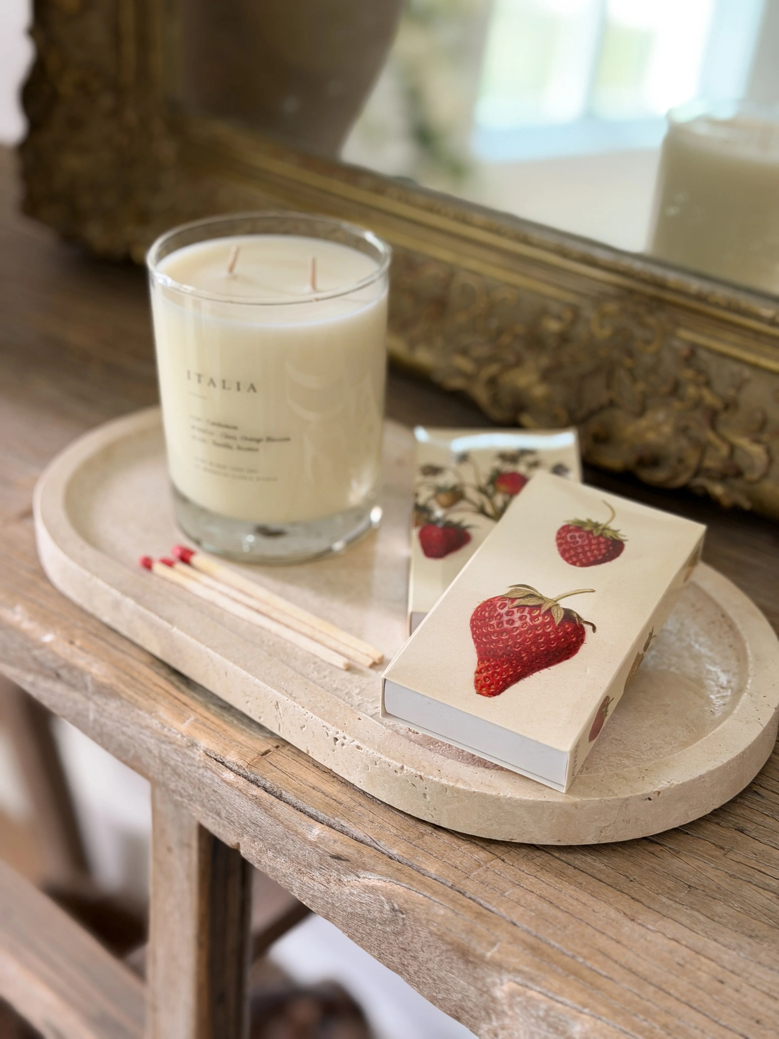 Strawberry Matches | Cottage and Key