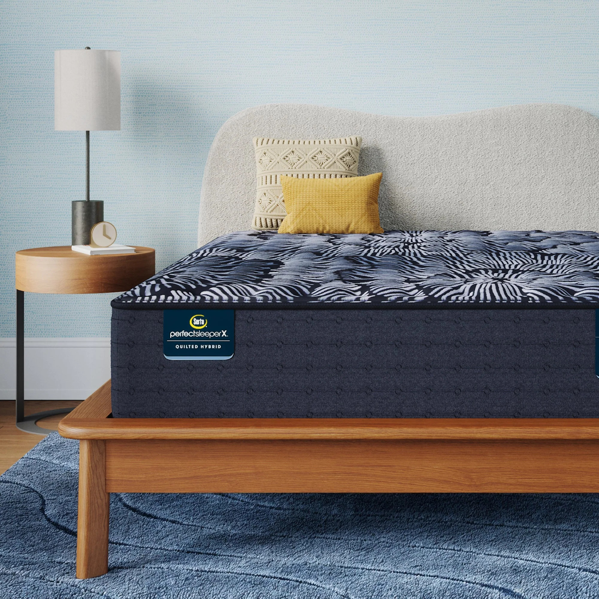 Serta Perfect Sleeper X Quilted Level One 13.5" Hybrid Firm Mattress - California King | Serta