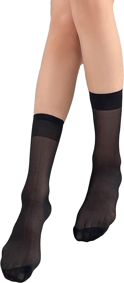 Milumia Women's Mesh Sheer Socks Ankle High Socks | Amazon (US)